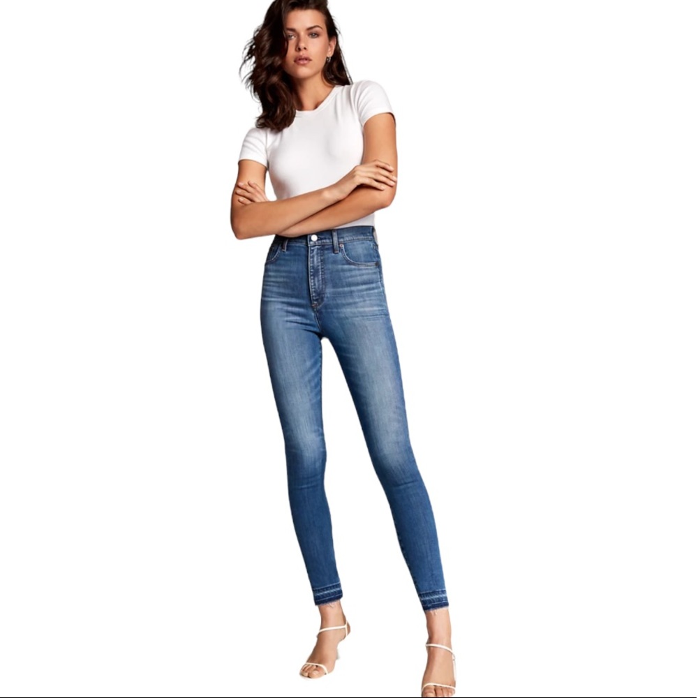 Denim Forum The Lola High-Rise Skinny Crop Size 28
